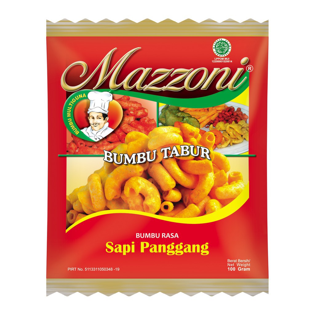 

Bumbu Tabur Penyedap Rasa Sapi Panggang MAZZONI