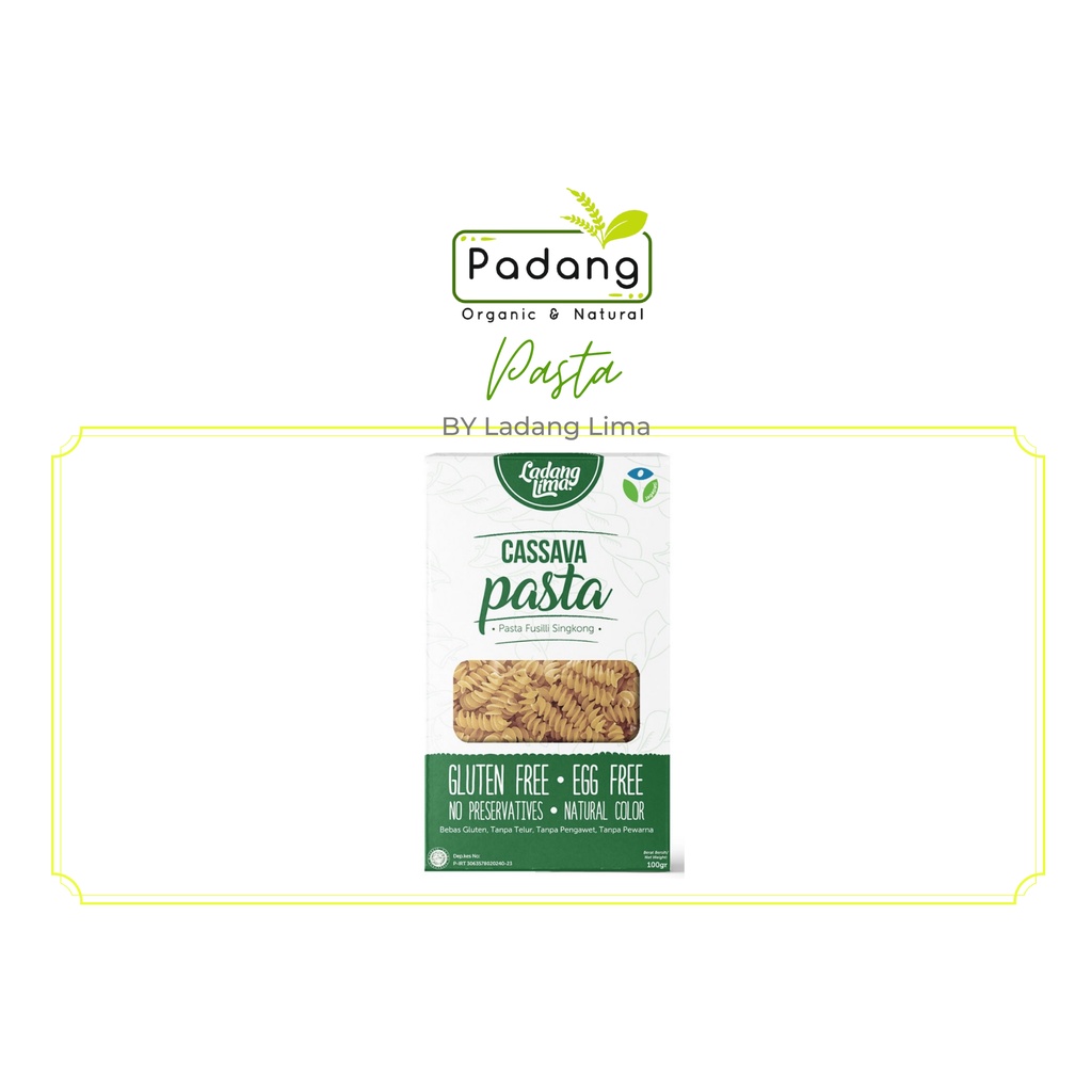 

Ladang Lima - Pasta Cassava Fusili (500gr)