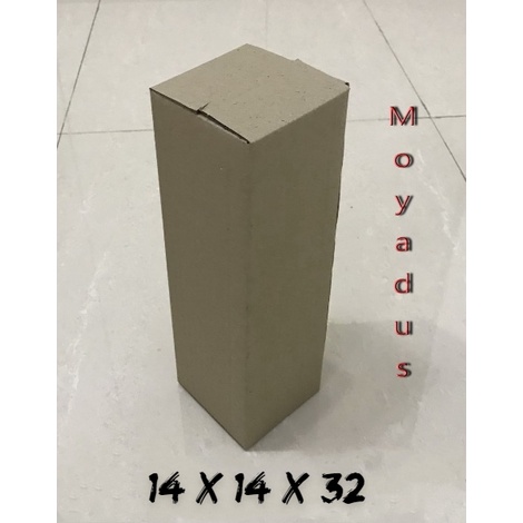 

kardus/karton/box/uk. 14x14x32 singelwall polos
