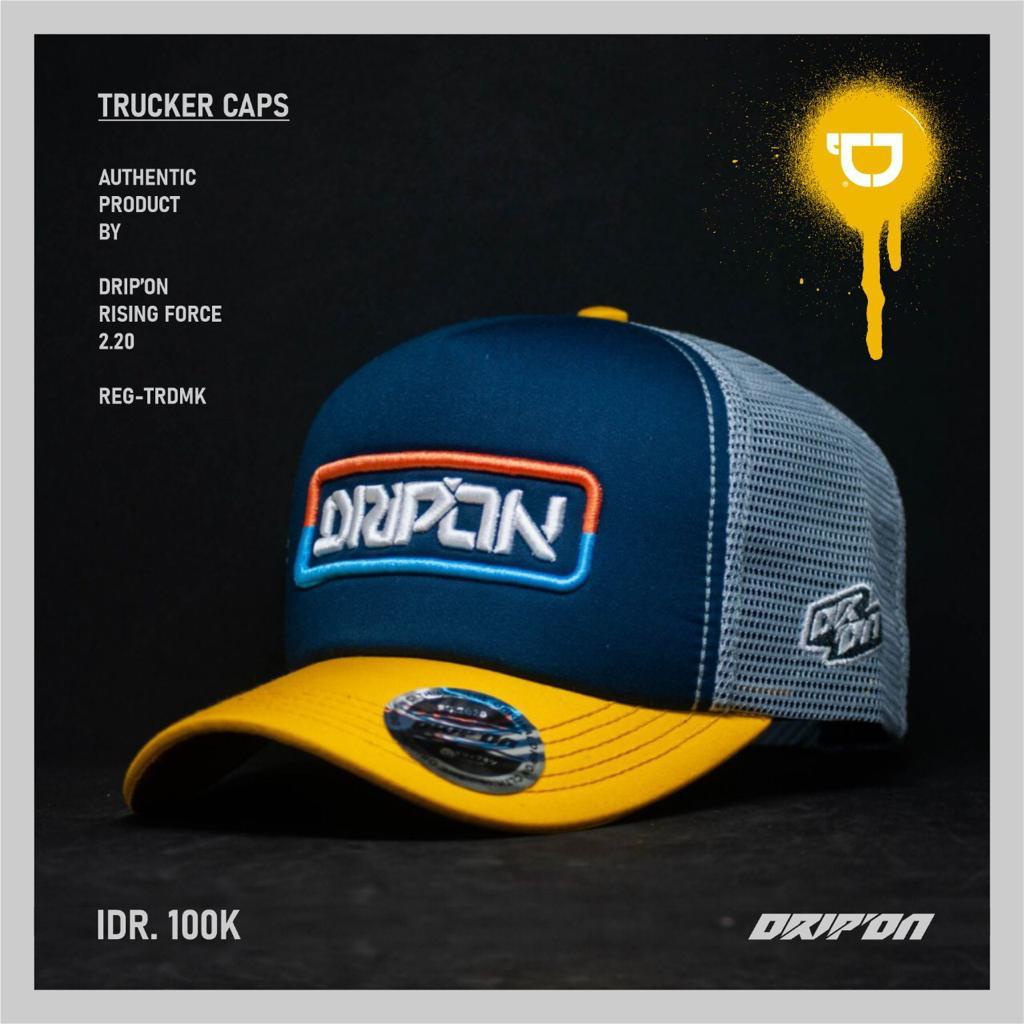 Drip On Topi Trucker Jaring Pria Dewasa Original DO013