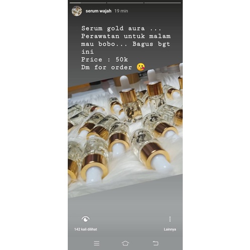 Serum Gold AURA ( pembuka pancaran Aura wajah )