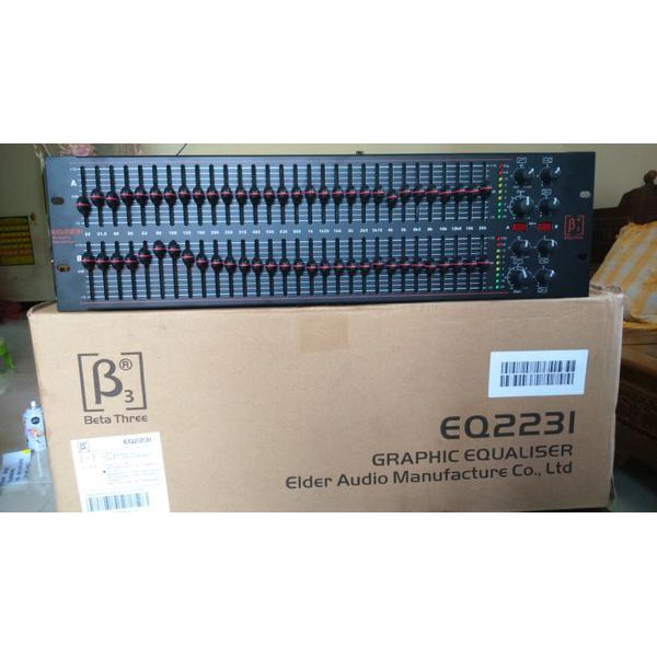 EQUALIZER BETA THREE/BETA3 EQ 2231 ( 2 X 31 CHANNEL ) ORIGINAL