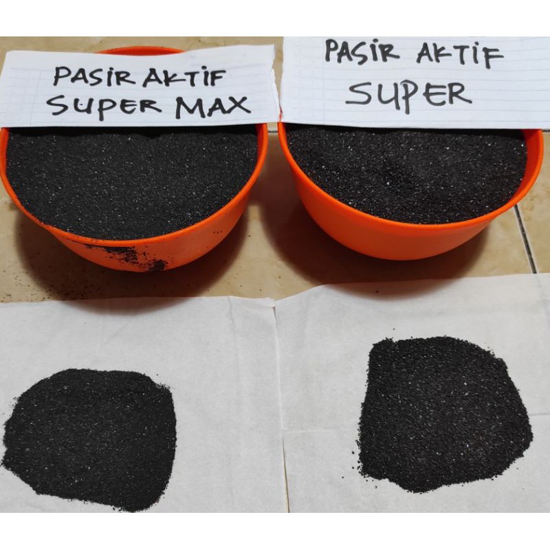 Pasir aktif super filter air dan Pasir aktif super Max