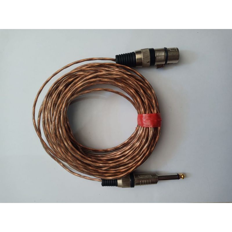 kabel mic makita head skerm jack akai to canon female panjang 20m