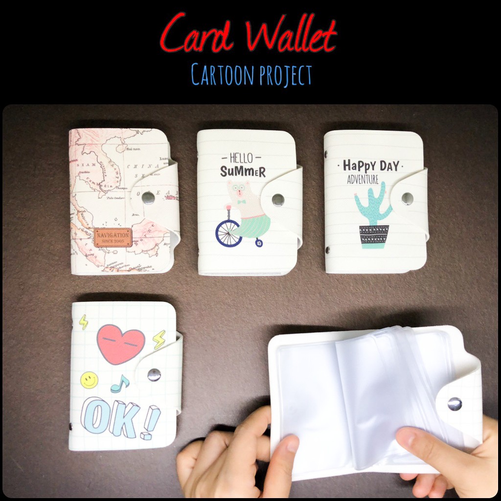 dompet kartu album original TanpaMerk cartoon project dompet card murah