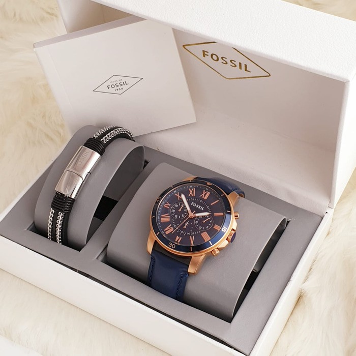 Jam Tangan Pria Fossil FS 5237 / FS5237 Ori Full Set