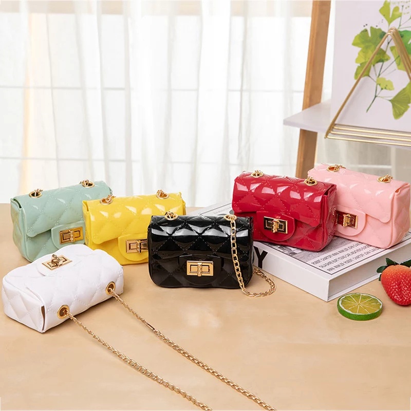 ♥TMALL88♥ Tas Selempang Mini Jelly Bag Polos Fashion Korea