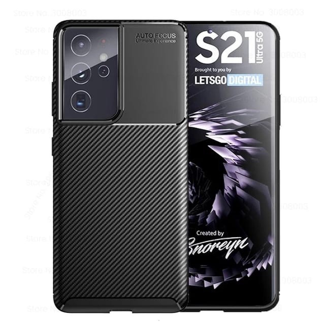 SAMSUNG S22 / S22 PLUS / S22 ULTRA / S21 FE / S21 / S21 PLUS / S21 ULTRA SOFT CASE FOCUS CARBON ORIGINAL