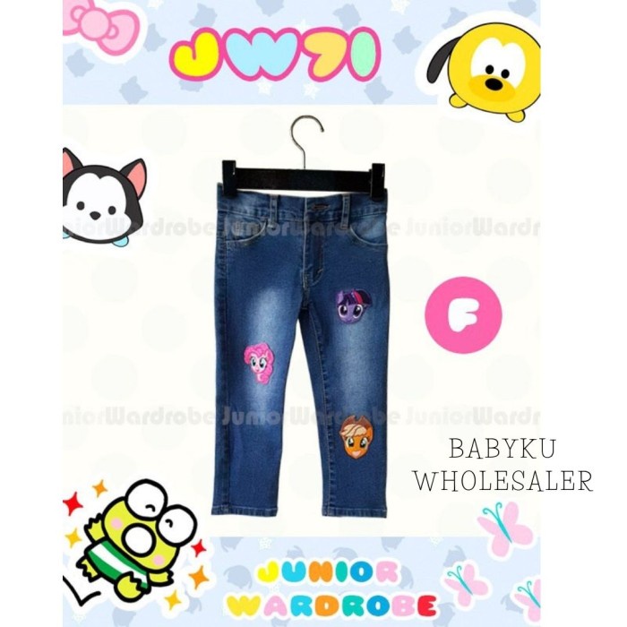 celana jeans anak perempuan - jeans anak perempuan jw71