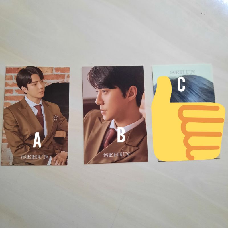PHOTOCARD EXO SEHUN BENEFIT SEASON GREETING 2020 PC SEHUN SG