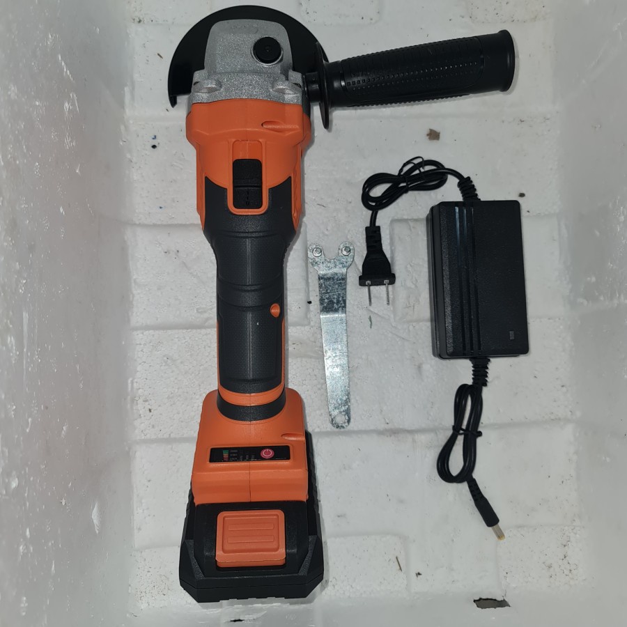 MESIN GERINDA CORDLESS BRUSHLESS GURINDA ANGLE GRINDER