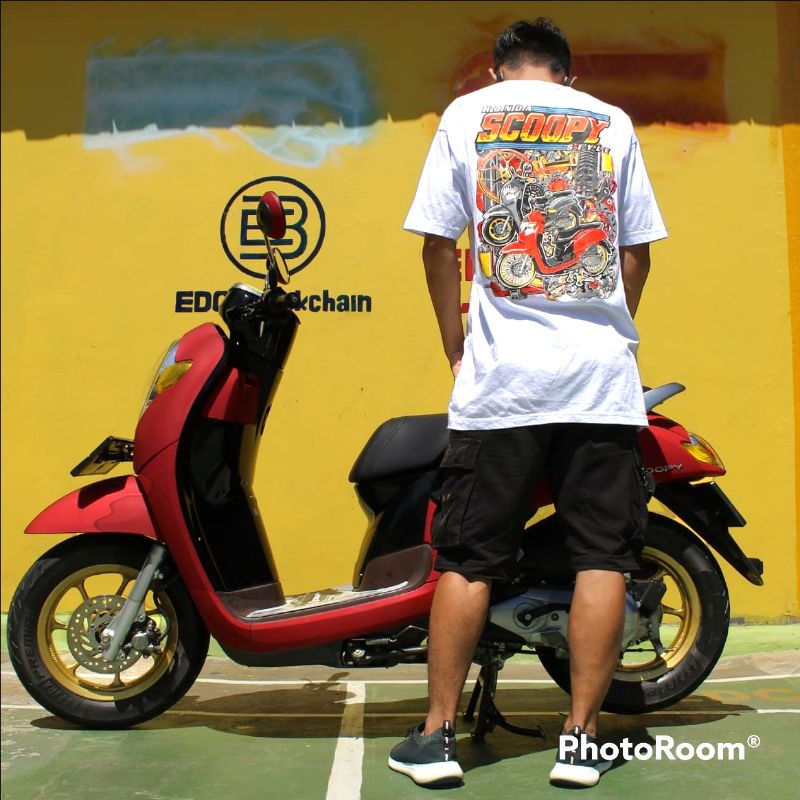 KAOS SCOOPY / SCOOPY / SCOOPY HAPPY / SCOOPY INDONESIA / KAOS MOTOR SCOOPY / KAOS SCOOPY / COD / ORO