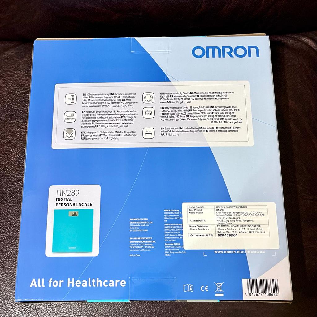 TIMBANGAN DIGITAL OMRON HN 289 / TIMBANGAN BADAN DIGITAL / OMRON DIGITAL WEIGHT SCALE HN 289