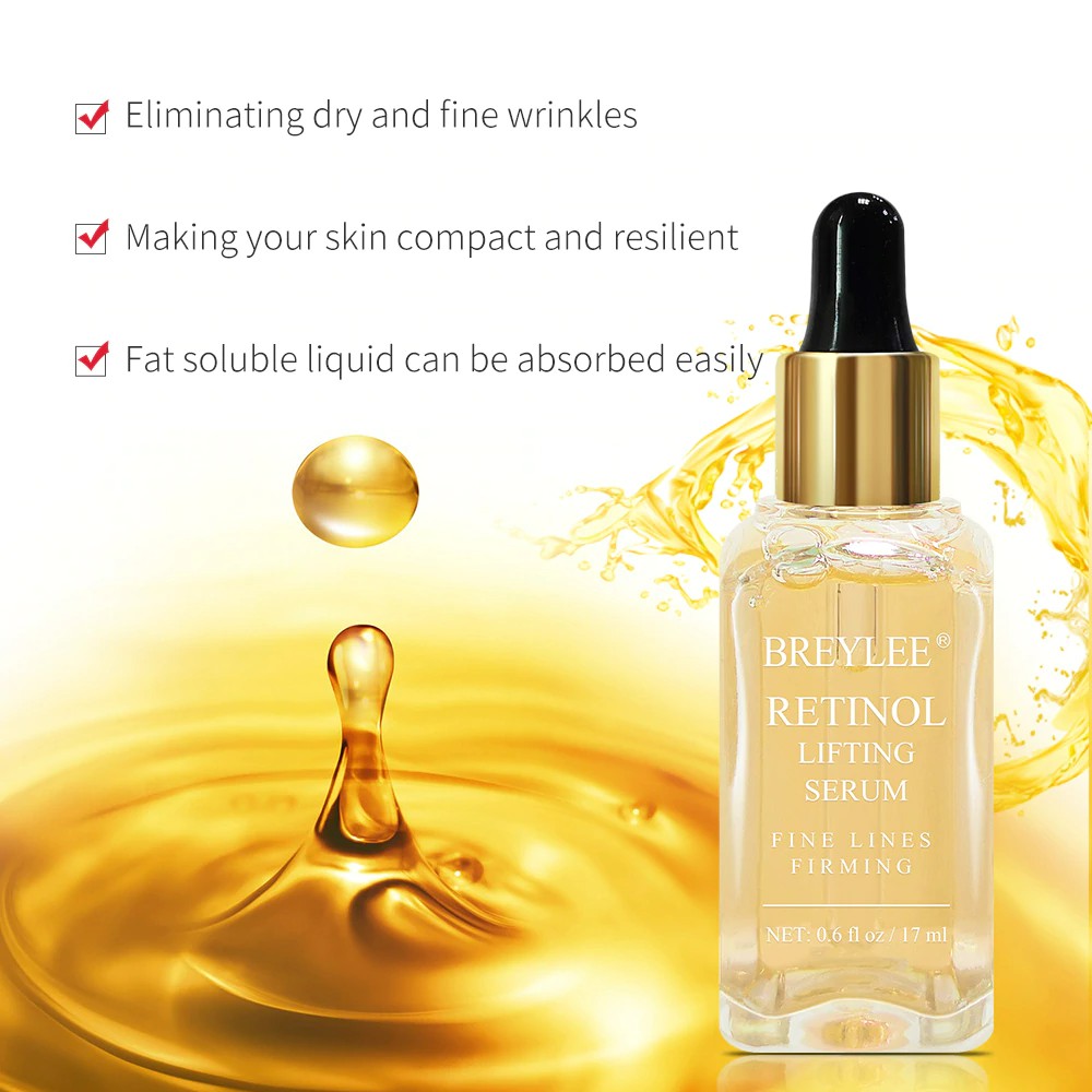 [BPOM] BREYLEE Retinol Serum Firm skin Remove wrinkles Collagen Essence Anti Aging Skin Care 17ml