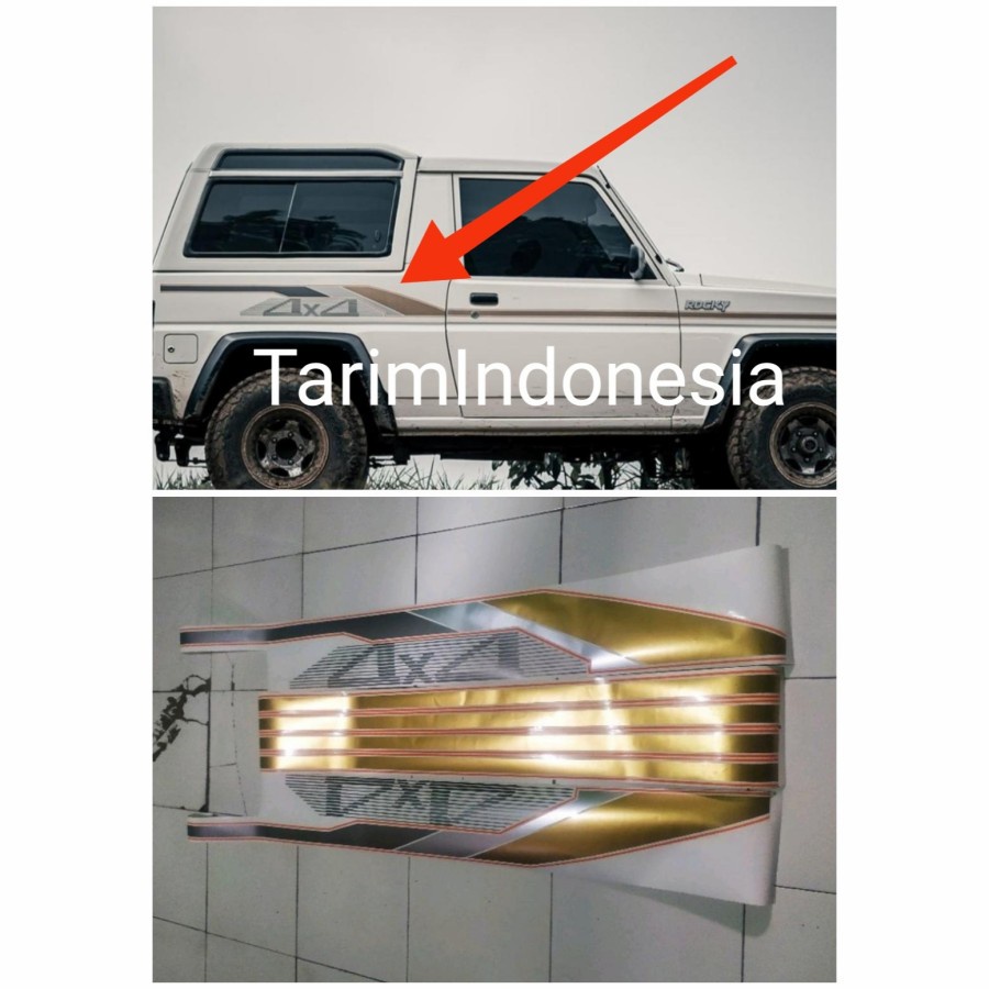 sticker stiker striping Lis body Taft GT