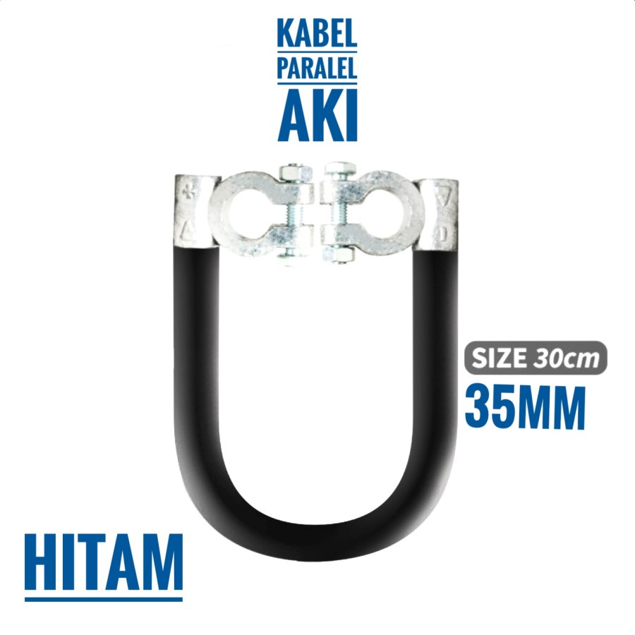 KABEL PARALEL AKI KABEL SERI KABEL AKI 30CM TEBAL KABEL 35MM UNIVERSAL