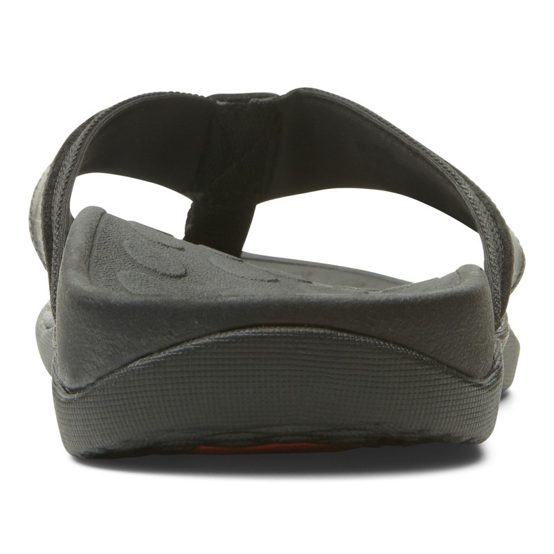 Vionic MTide Black sandal Pria