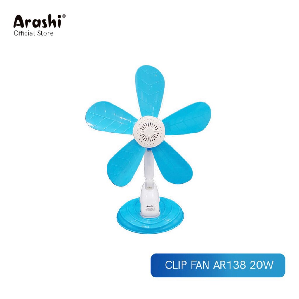 Promo!!!! Kipas Angin Jepit Arashi 3 in 1Clip Fan Clipfan ARASHI 20W 5 Baling