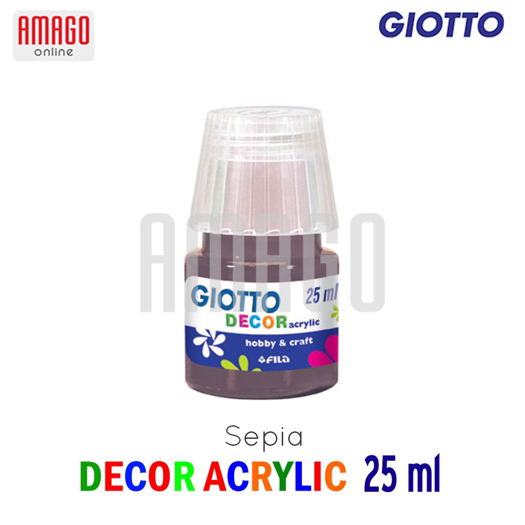 GIOTTO DECOR ACRYLIC - 25 ml - SEPIA - 538122