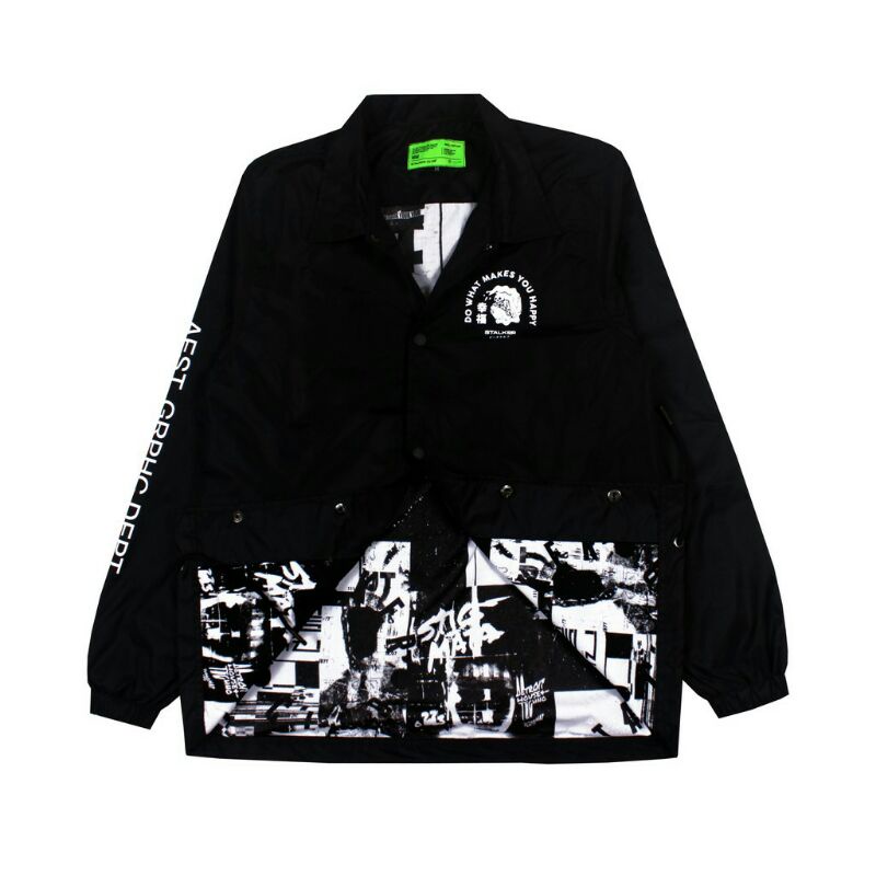 Jaket Coach Unisex Original | Stalker "Surfing"