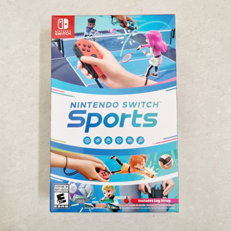 Nintendo Switch Sports Sport Kaset Bonus Leg Strap Official Game