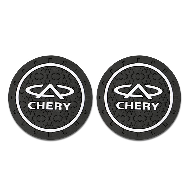 2 Pcs holder Botol Air Bahan Silikon anti slip Untuk Chery Tiggo 2 3 4 5 Pro 8 3x A1 QQ Arrizo Guar E3 E5