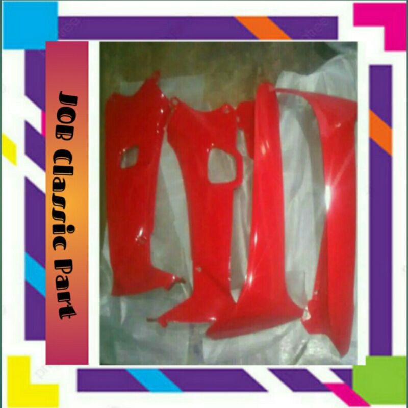 Sayap luar dalam Supra X lama / supra fit warna merah