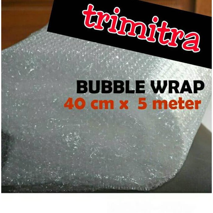 

Plastik Bubble Wrap Gelembung Potongan / Lembaran 40 cm x 5 meter TERLENGKAP