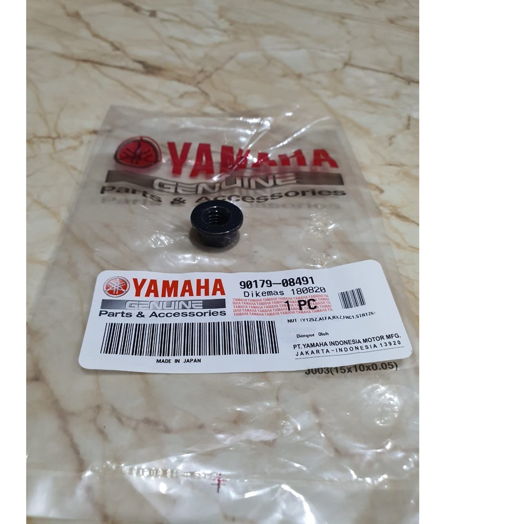 MUR BAUT LEHER KNALPOT RX KING F1ZR ASLI ORI YAMAHA 90179-08491