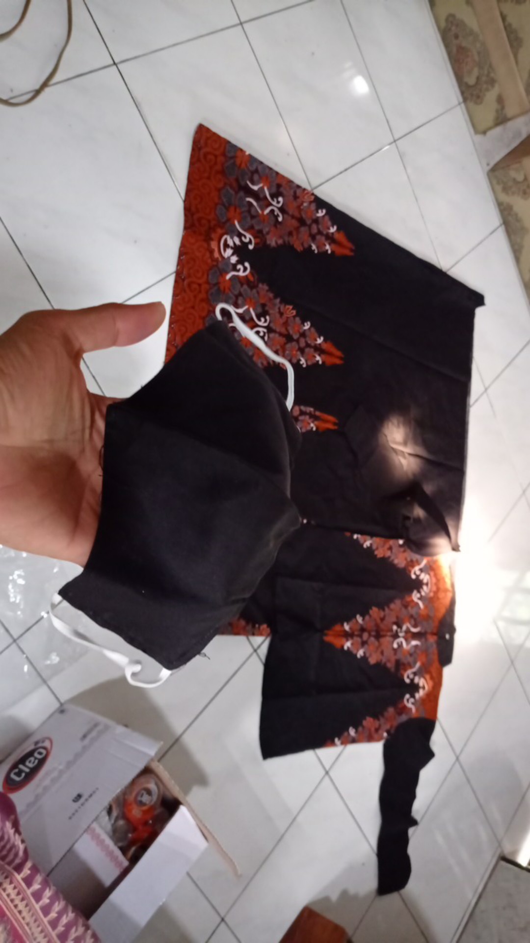 Setelan Sarung Koko Batik Eksklusif| Koko Muslim Motif Batik| Set Sarung Koko Lengan Panjang