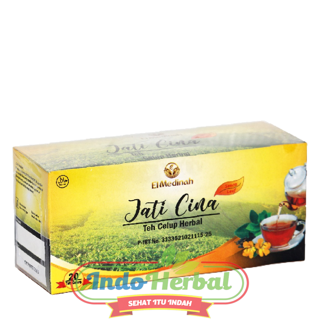 Teh Celup Herbal Jati Cina Elmedinah | Teh Celup Herbal Pelangsing