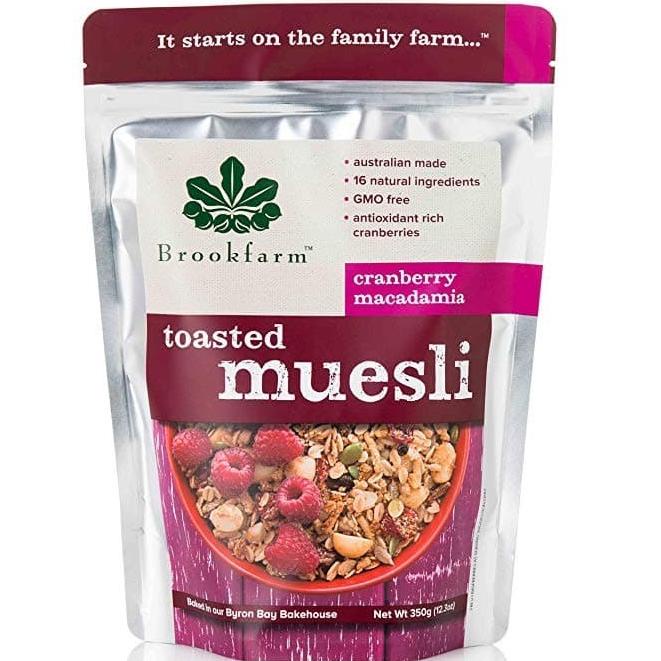 

Big Sale BROOKFARM TOASTED MUESLI CRANBERRY MACADAMIA 350GR Big Sale
