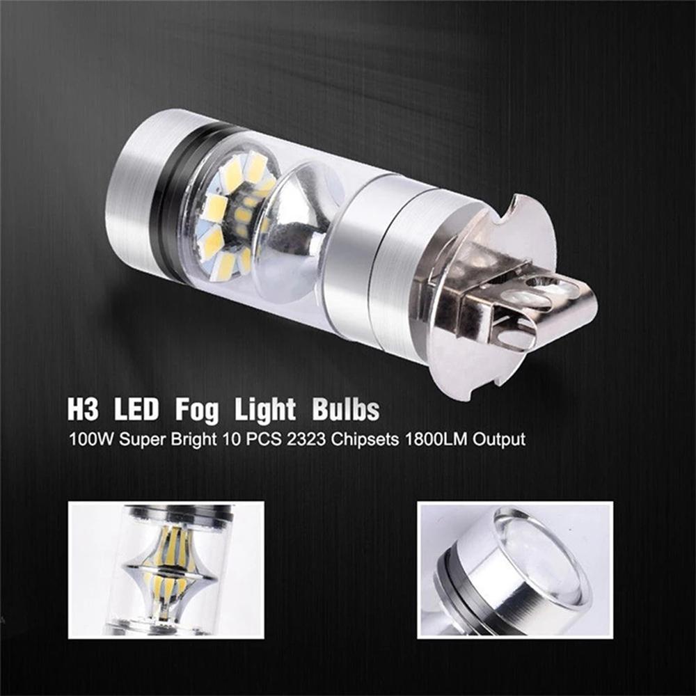 Lanfy Fog Light 20smd 100W Lampu Mobil Lampu Kabut