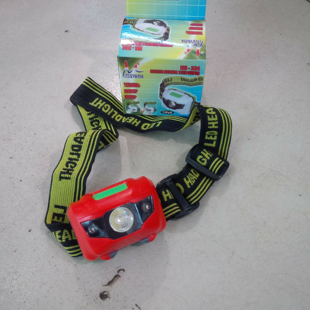 senter kepala MS334 / headlamp mata kucing MS-334 ms 334