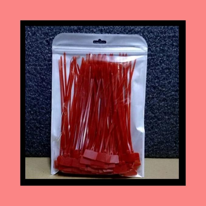 

Office & Stationery | Document Organizer | Kabel Ties Bendera 4X200Mm/Cable Ties Label 4X200 (Isi 150 Pcs) | Best Seller