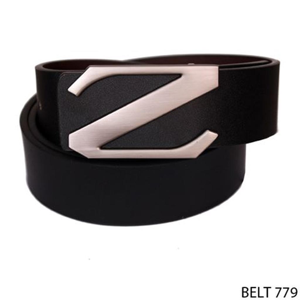 Ikat Pinggang Laki-Laki Formal Semi Kulit Hitam – BELT 779