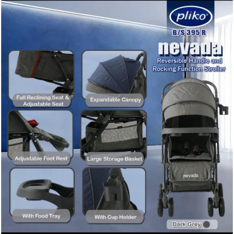 stroller pliko 395 nevada / kereta bayi pliko 395 nevada