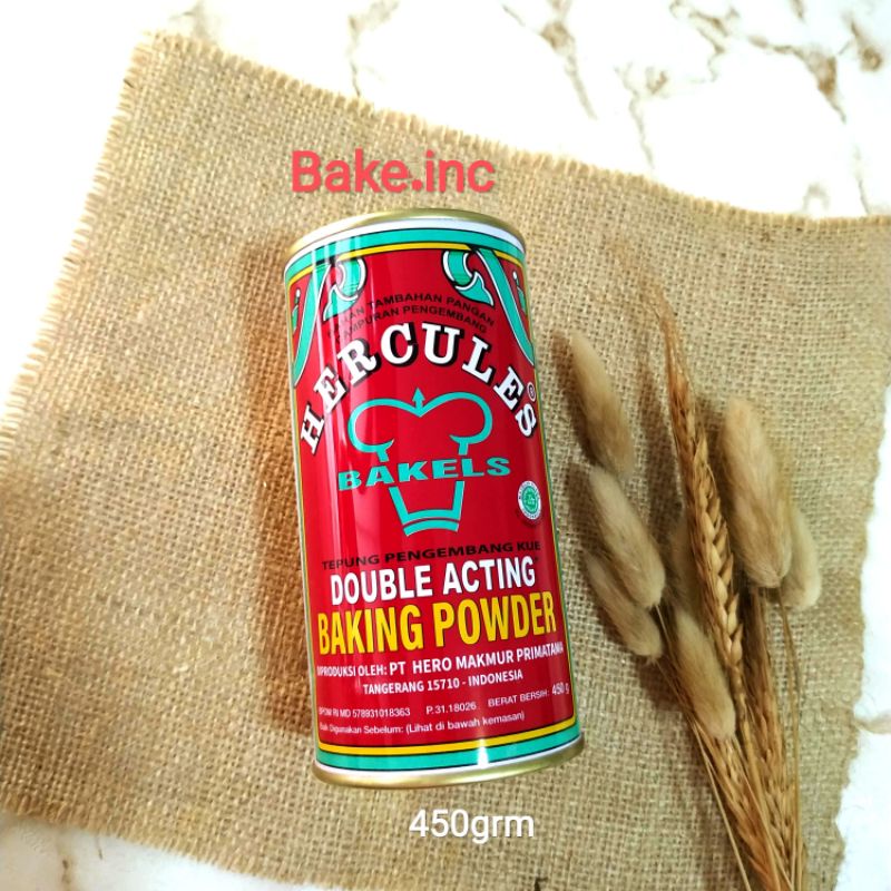 

[Bake.inc] Hercules Baking Powder Double Acting 450g