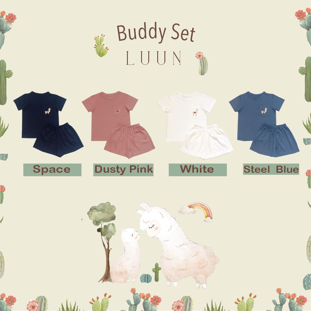 LUUN - Setelan Baju Anak Tencel Buddy Set Tencel