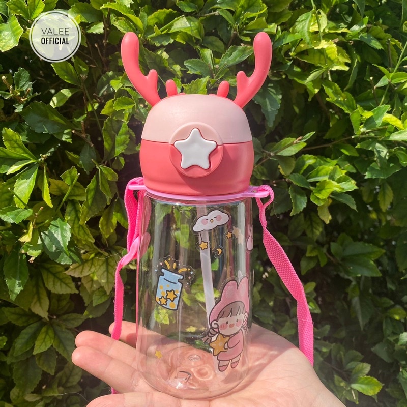 BOTOL MINUM LUCU IMPORT|BOTOL MINUM LUCU 500 ML| BPA FREE BOTOL MINUM LUCU