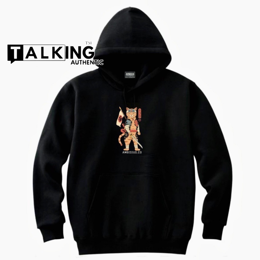 TALKING AUTHENTIC Sweater Hoodie Original Distro Hitam Gambar Terbaru Suwiter Hodie Pria Wanita Suiter Hudi Korean Style Murah Terlaris