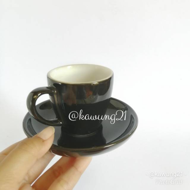 CS100 Cangkir Kopi Mini Warna Warni 100ml Espresso Cup