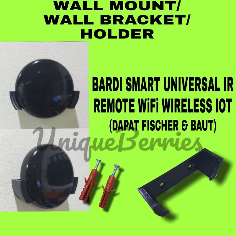 BARDI Smart Universal IR REMOTE WiFi Wireless IoT Bracket WallMount Holder