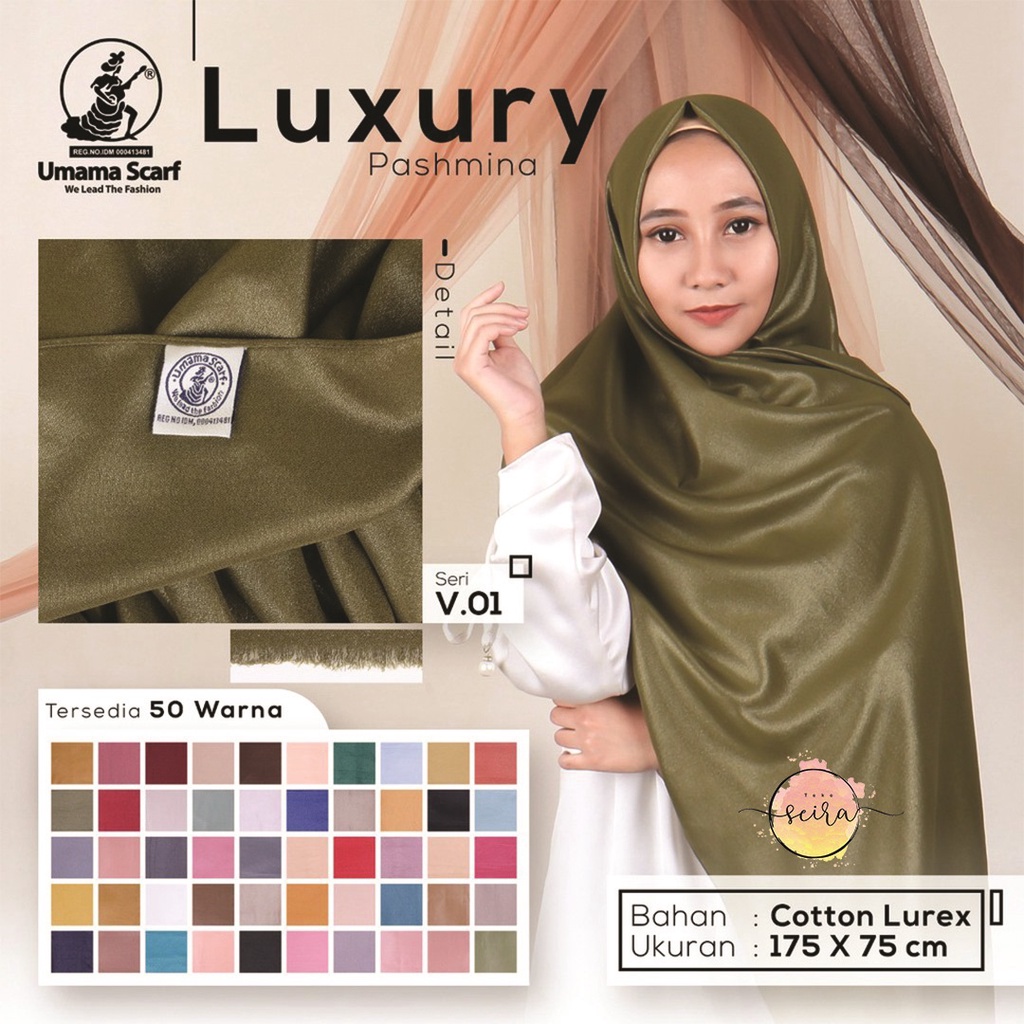 [BISA COD] Umama Kerudung / Hijab Luxury Pashmina Part 2