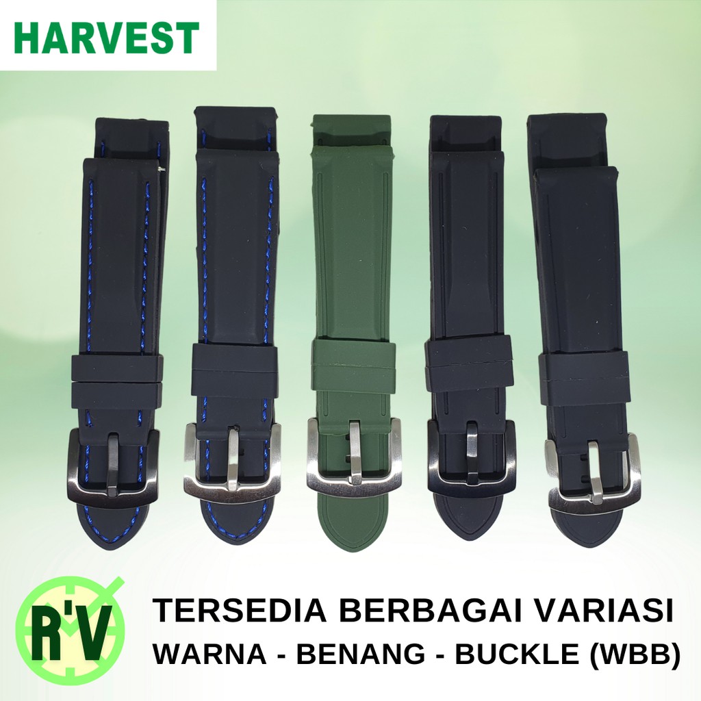 STRAP TALI JAM TANGAN R'VEST KARET QUICK RELEASE SPRING BAR