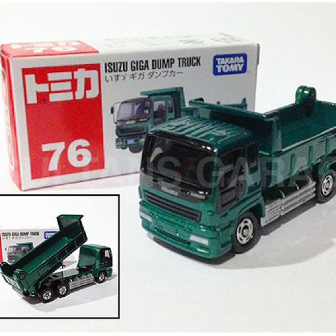 HOT SALE Tomica Series Truck no 76 Isuzu Giga Dump Truck Terjarmin