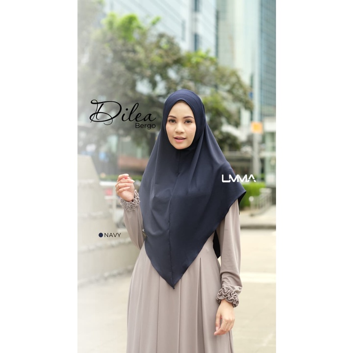 Umma Syari Bergo Dilea Hijab Instan Antem Motif Polos griya mey