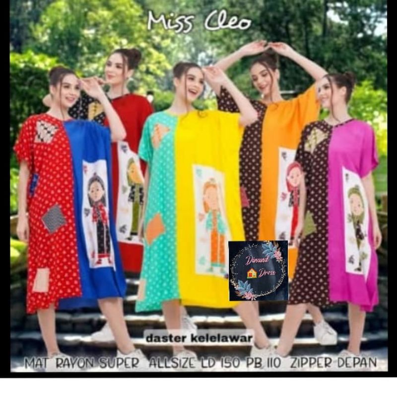 Daster Jumbo kelelawar Miss Cleo