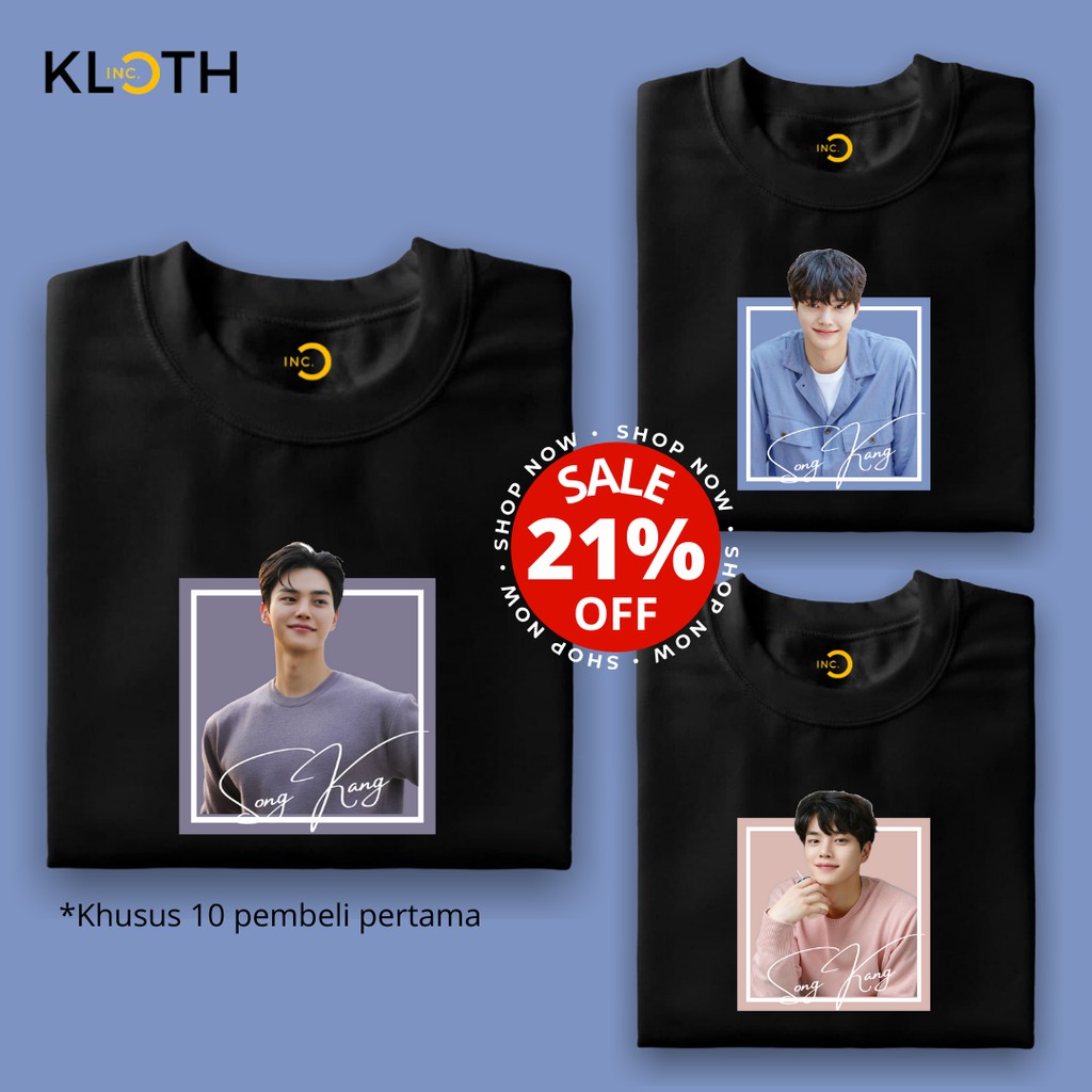 Kaos Song Kang Drakor Nevertheless Love Alarm Cotton Combed 24s Bisa Upgrade Lengan Panjang