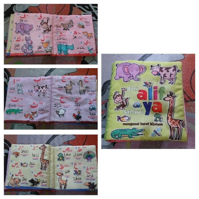 softbook/Buku bantal huruf hijaiyah